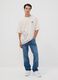 White oversized pure cotton Naruto print T-shirt_1