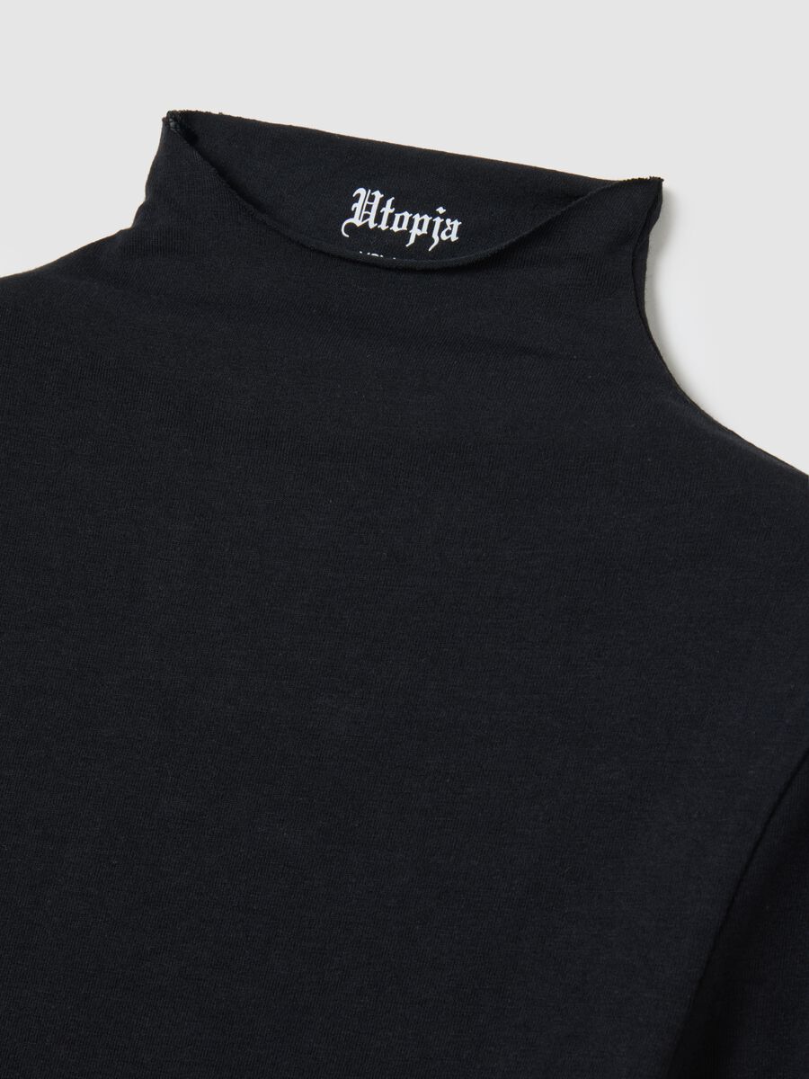 Mock-Neck Bodysuit Black _8