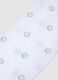 Comfortable white stretchy tights for girls with flowers_2