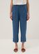 Light blue denim jeans in 100% lyocell with elasticated waist, relaxed fit_1