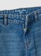 Girls' Wide Leg Blue Pure Cotton Jeans_3
