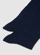 Twin Pack of Short Blue Cotton-Blend Socks with Comfortable Fit_1