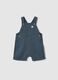Baby blue cotton dungarees regular fit_0