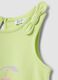 Girls' Regular Fit Green Cotton Vest with Cherries_2