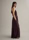 Brown pure cotton long dress regular fit_1