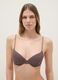 Grey Lace Padded Bra_0