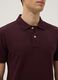 Purple slim fit pure cotton polo shirt_3
