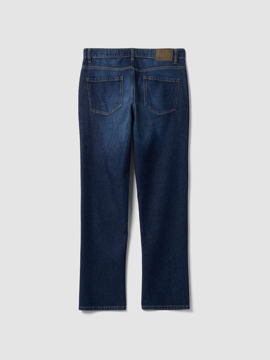 Regular-fit pure cotton denim jeans_1