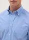 Multicolour checked long-sleeve slim fit cotton blend shirt_1