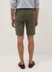 Shorts verdi in puro cotone regular fit_2