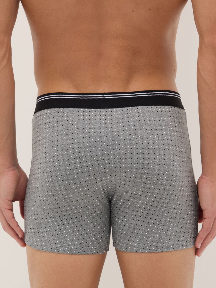 3-pack regular-fit multicolour checked midi boxer shorts in stretch organic cotton_2