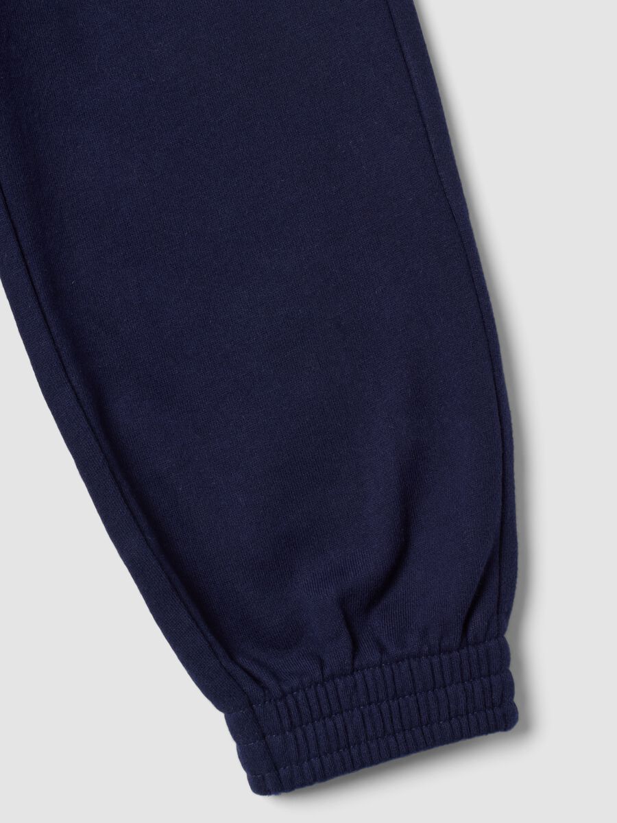 Blue organic cotton joggers_3