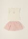 Multicolour baby girl T-shirt and skirt set_0