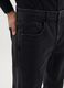 Men's Slim Fit Black Denim Jeans_2