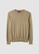 Beige sweater in pure cotton_4