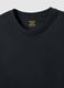 Black pure cotton regular fit t-shirt_5