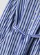 Blue striped pure cotton maxi dress_5