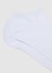 Tripack of white ankle sport socks in regular fit cotton blend_2