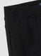 Girls&rsquo; black slim-fit stretch organic cotton treggings_3