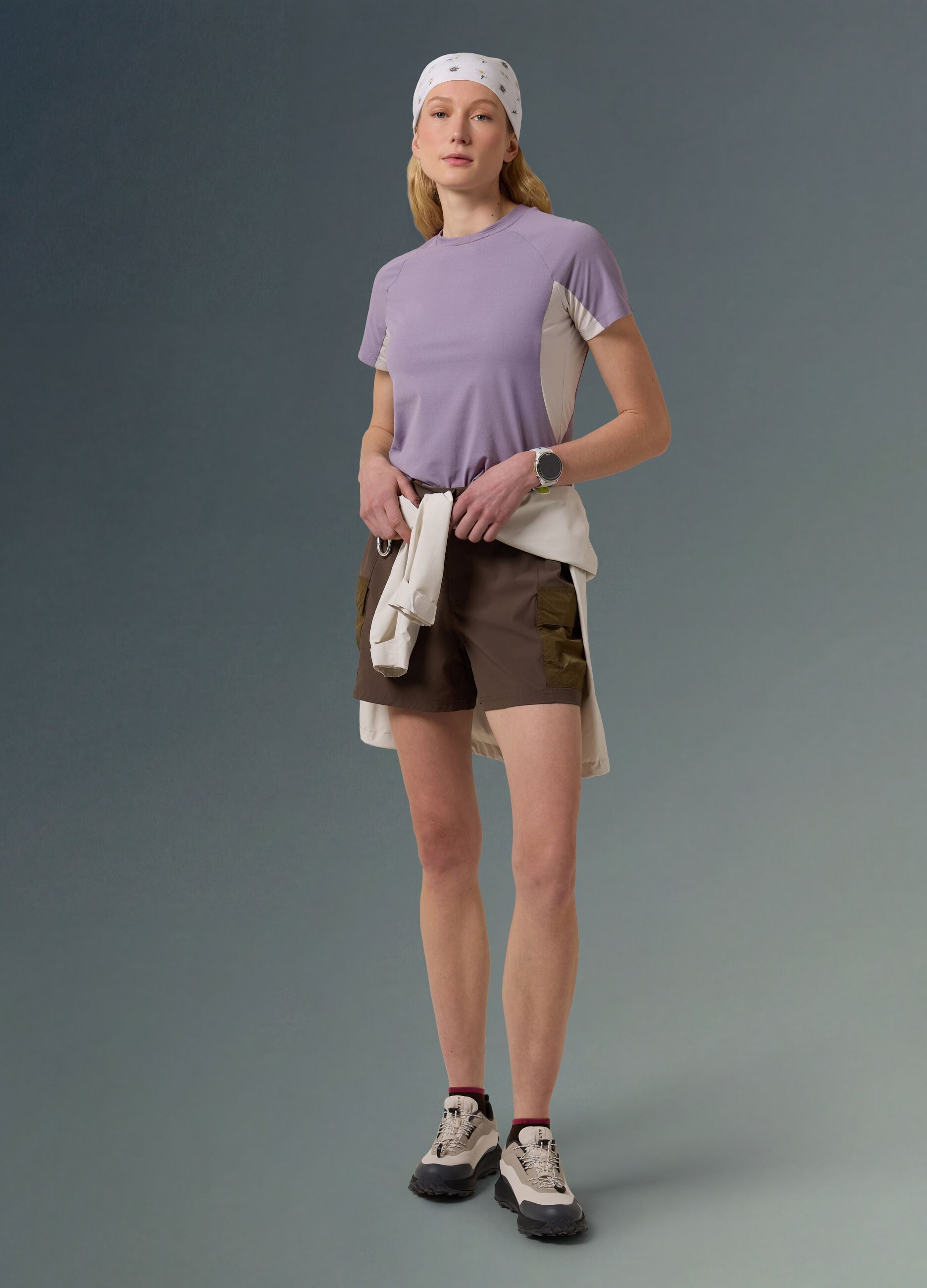 Technical T-shirt with mesh inserts ALTAVIA WITH DEBORAH COMPAGNONI