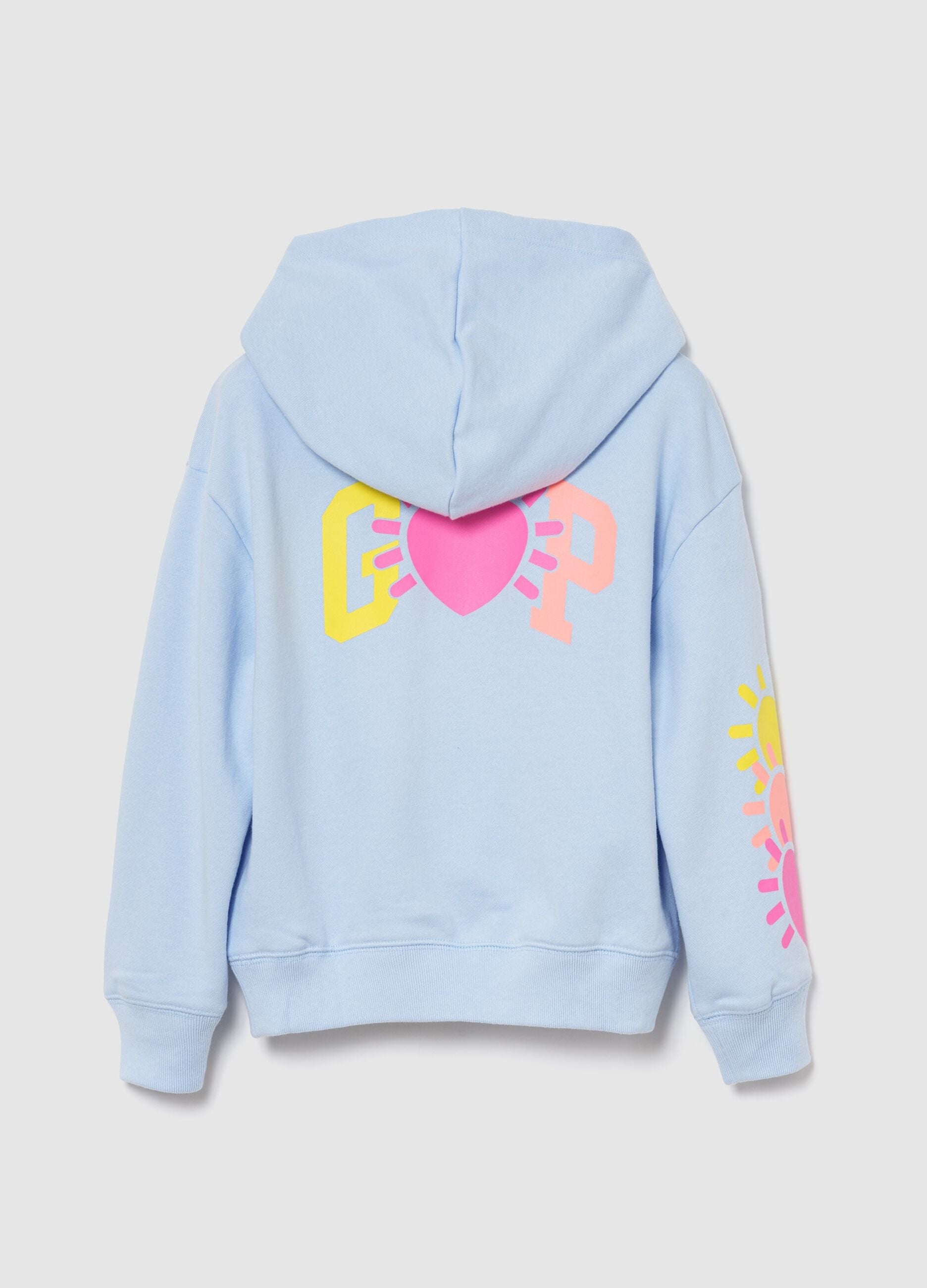 Cotton Blend Logo Hoodie