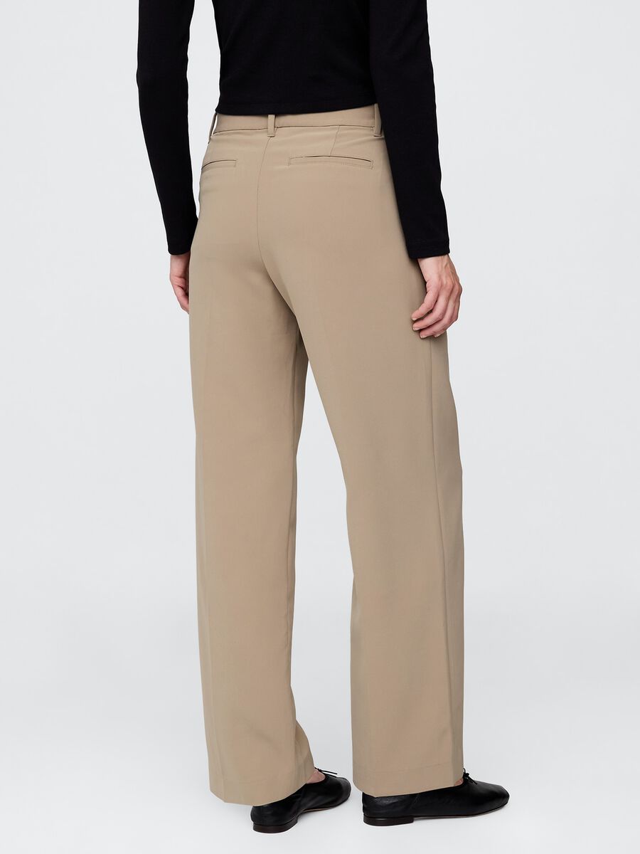 Pantaloni a palazzo in tessuto elasticizzato_2