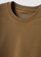 Brown pure organic cotton jersey T-shirt, regular fit_2