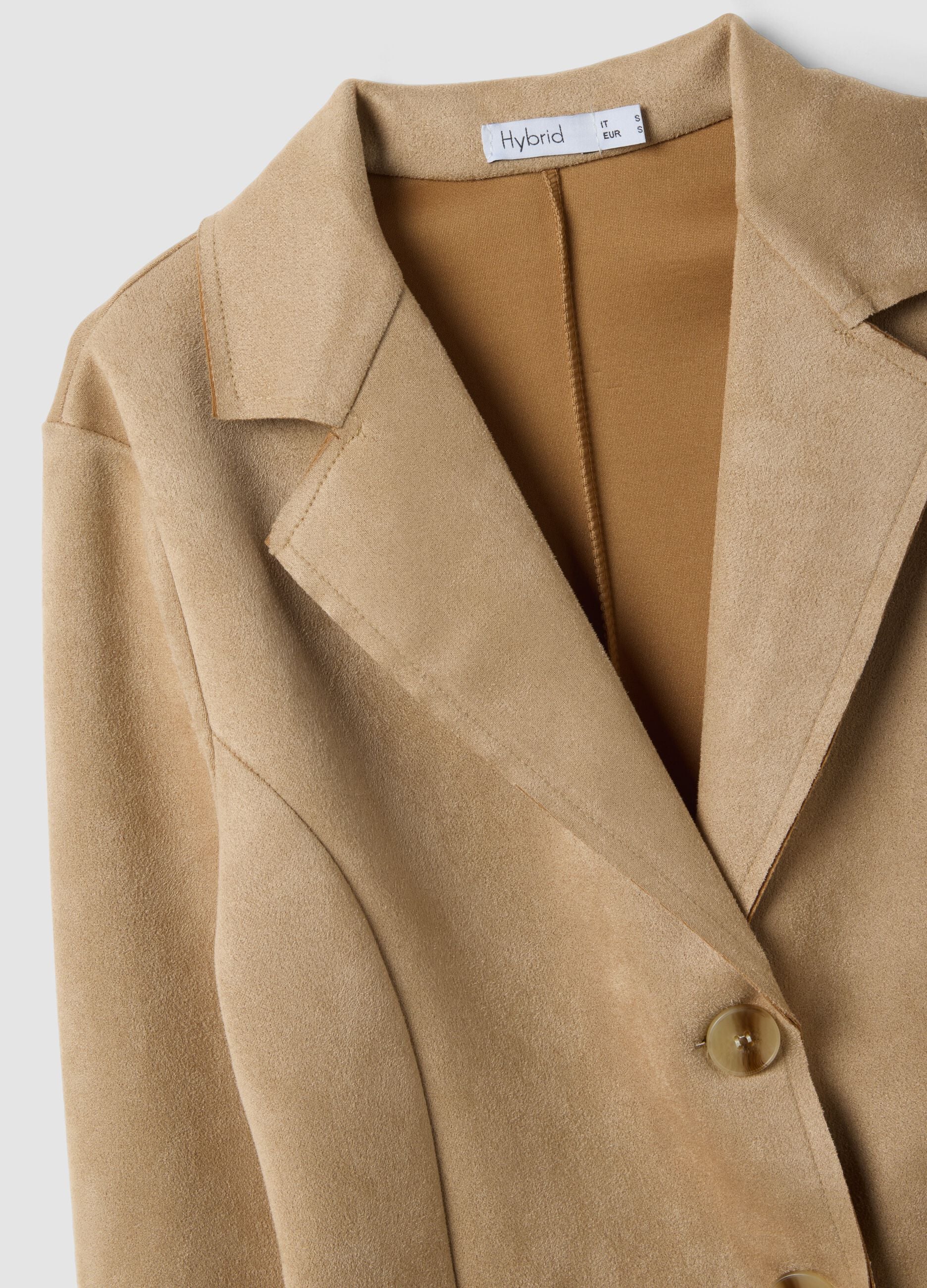 Beige Lightweight Regular Fit Jacket with Pockets