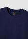 Blue Slim Fit Stretch Cotton T-Shirt_5
