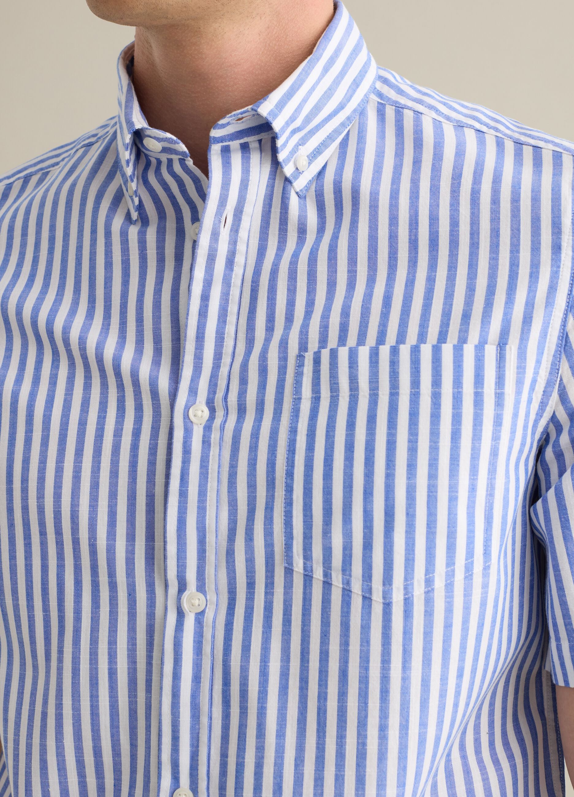 Men&rsquo;s multicoloured regular-fit T-shirt in 100% cotton with pocket
