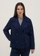 Blue Double-breasted Jacket, Regular Fit_1