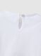 White pure cotton girl's t-shirt regular fit with teddy bear_3