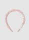 SINCERELY HAIR Pink Satin Headband_0