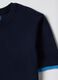 Blue viscose blend crewneck sweater, regular fit_5