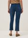 Blue Stretch Cotton Maternity Slim Trousers_2