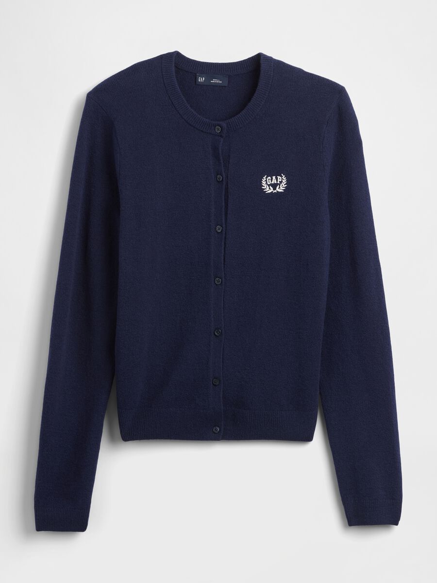Cardigan CashSoft con bottoni e logo GAP_4