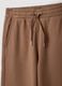 Pantaloni marroni culotte in puro cotone organico per ragazza_2