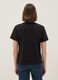 Black pure cotton regular fit T-shirt with sparkly Mickey Mouse_2