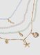 Adjustable multicolour necklace with marine charms_1