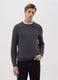 Cotton pullover with micro weave_0