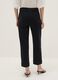 Black Cotton Blend Slim Fit Chino Trousers_2