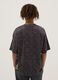Boys' oversized fit grey pure cotton t-shirt with print_1