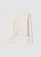 White pure organic cotton T-shirt with front slogan for girls_1