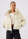 Short quilted down jacket with hood_0