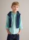 Boy's regular fit multicolour striped pure cotton shirt_0