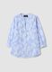 Multicolour pure cotton regular fit shirt with floral design_4
