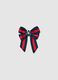 Multicolour Striped Hair Bow with Bright Details, Regular Fit_0