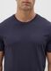 Men's blue pure cotton T-shirt_1