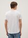 White pure cotton regular fit T-shirt with Keith Haring print_2