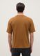 Brown pure cotton relaxed fit T-shirt_2